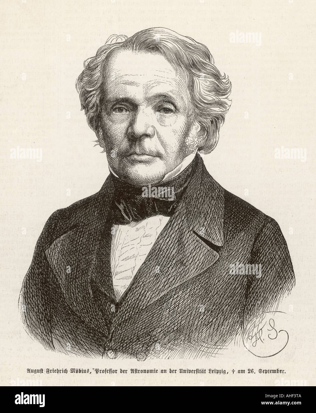 August Ferdinand Möbius Fotoğrafı - 1