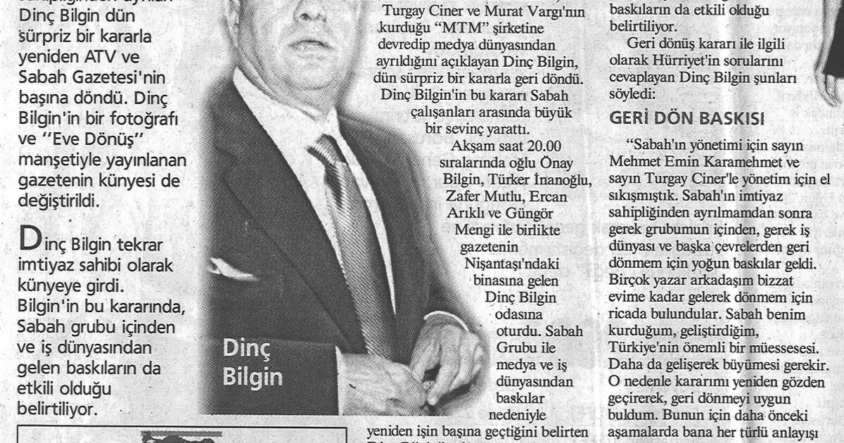 Dinç Bilgin Fotoğrafı - 3