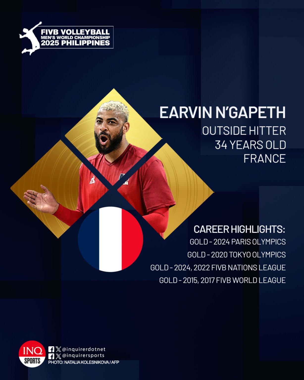 Earvin N'Gapeth Profil Resmi