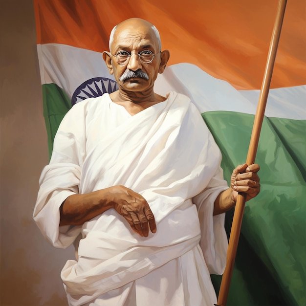 Mahatma Gandhi Fotoğrafı - 2