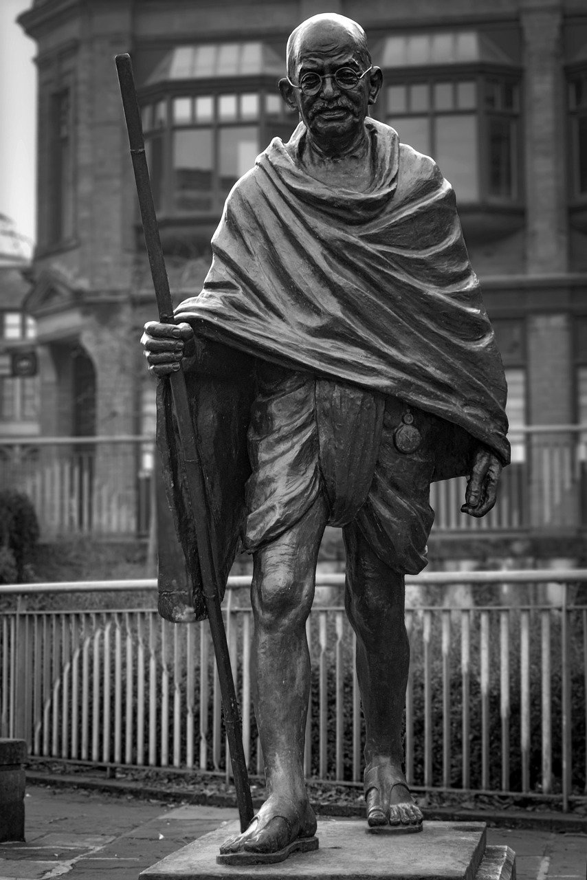 Mahatma Gandi Fotoğrafı - 1